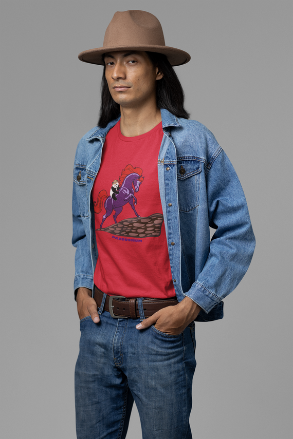 Camiseta Masculina Cavalo De Fogo