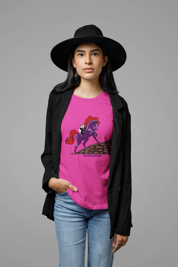 Camiseta Feminina Cavalo De Fogo