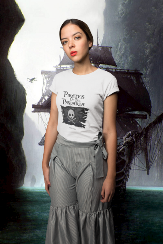 Camiseta Feminina Bandeira Pirata