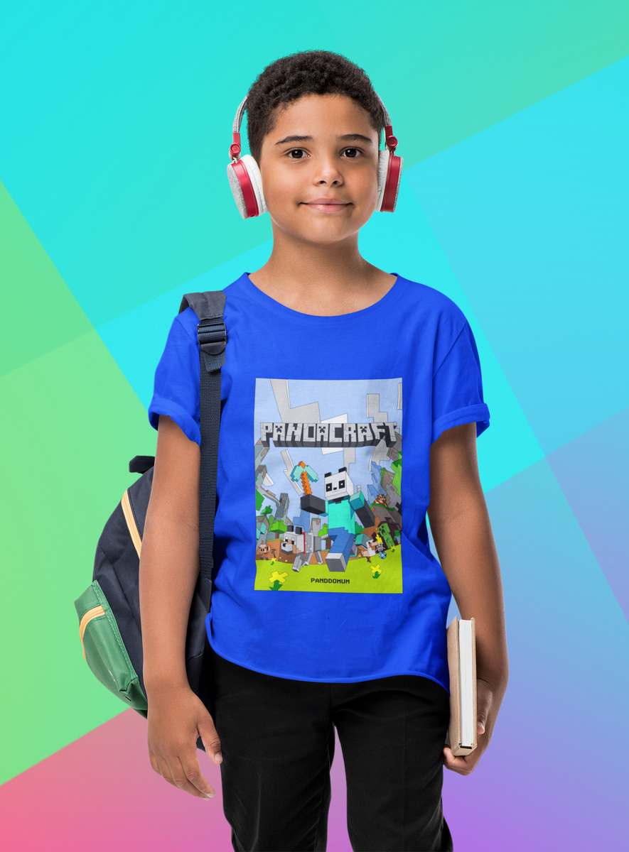 Nome do produto: Camiseta Infantil Pandacraft