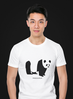 Nome do produtoCamiseta Masculina Panda In White
