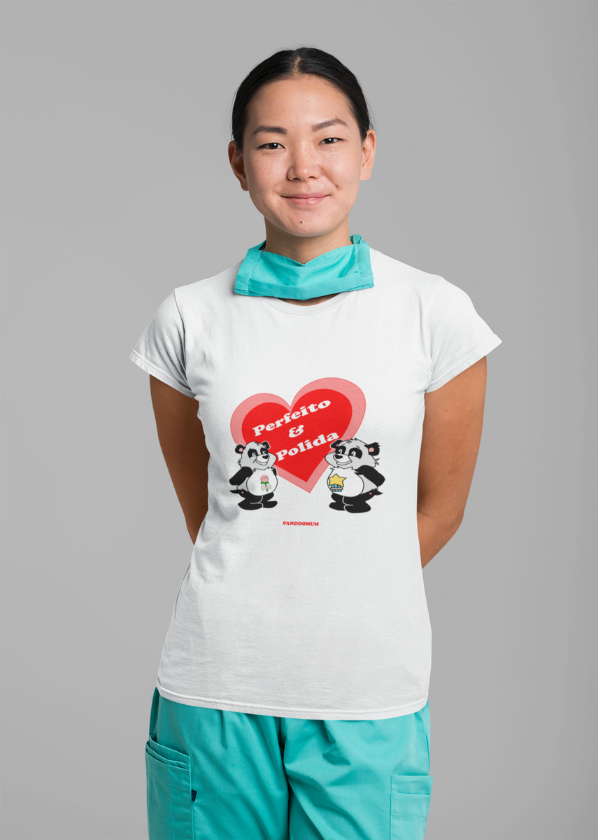 Nome do produto: Camiseta Feminina Polida e Perfeito