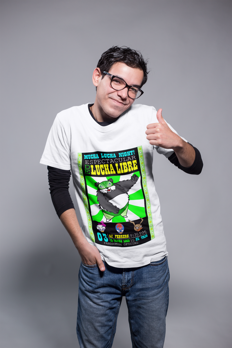 Nome do produto: Camiseta Masculina Panda Loco