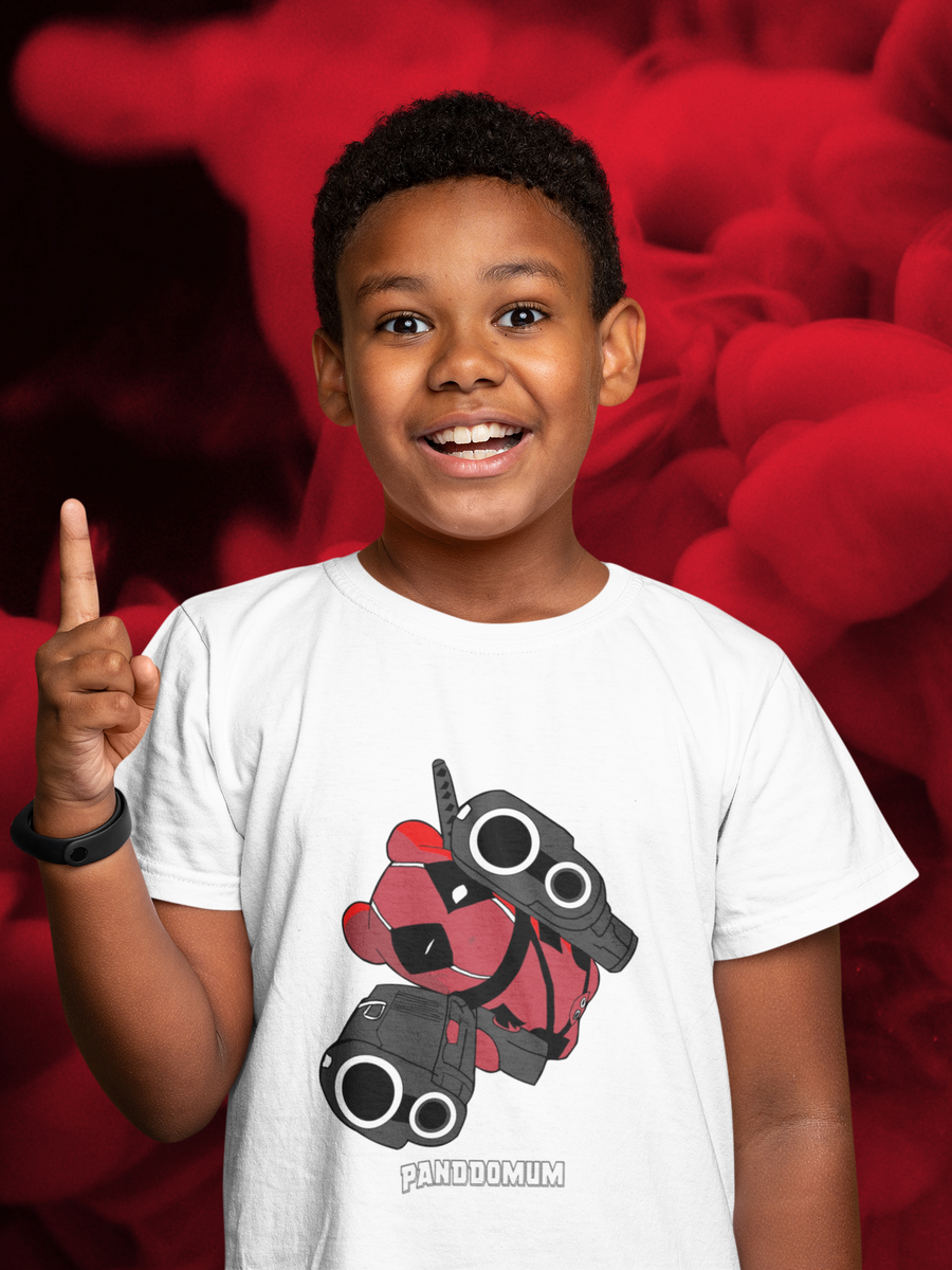 Nome do produto: Camiseta Infantil Deadpool Panda