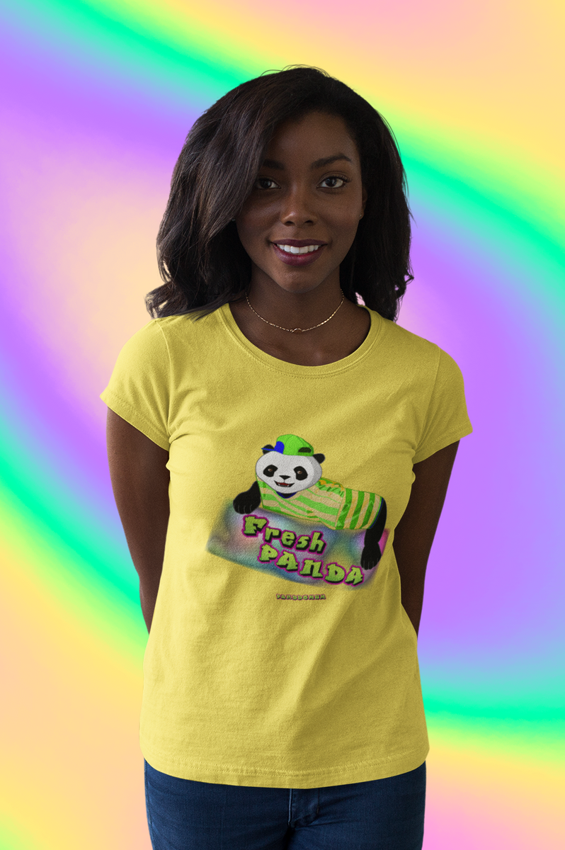 Nome do produto: Camiseta Feminina Fresh Panda