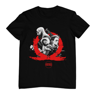 Nome do produtoCamiseta Plus Size Kratos e Atreus