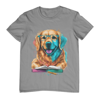 Nome do produtoCamiseta Plus Size Golden Retriever Leitor