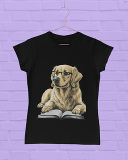 Camiseta Feminina Golden Retriever Intelectual