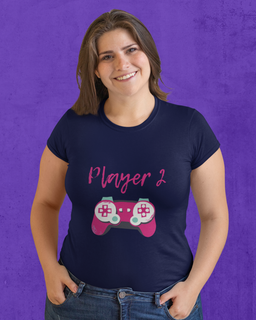 Camiseta Plus Size Player 2 - Tipo 1