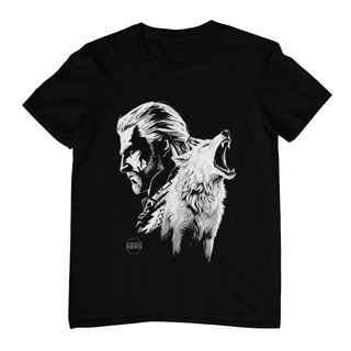 Nome do produtoCamiseta The Witcher Lobo Branco