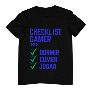 Nome do produtoCamiseta Plus Size Checklist Gamer