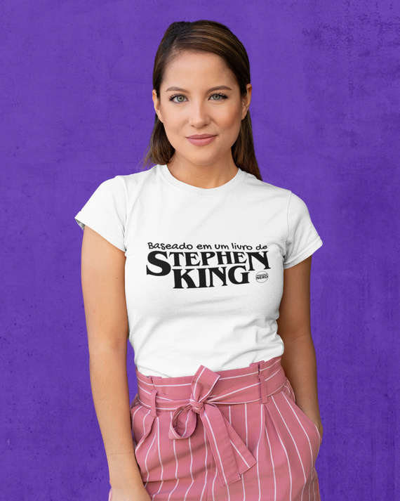 Camiseta Babylook baseado em um livro de Stephen King