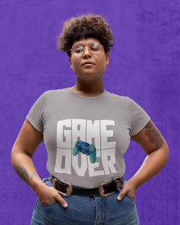 Camiseta Plus Size Game Over