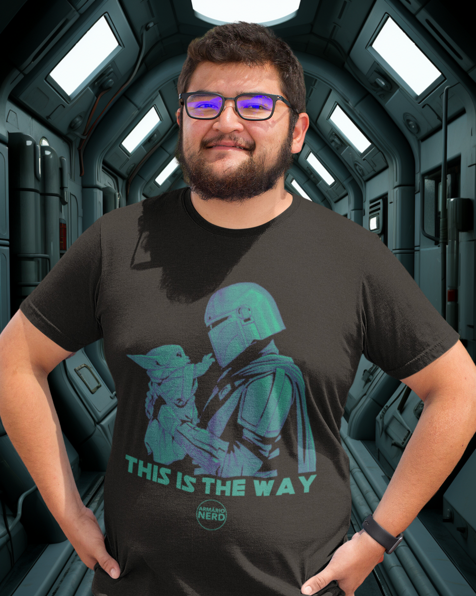 Nome do produto: Camiseta Plus Size Mandalorian e Grogu