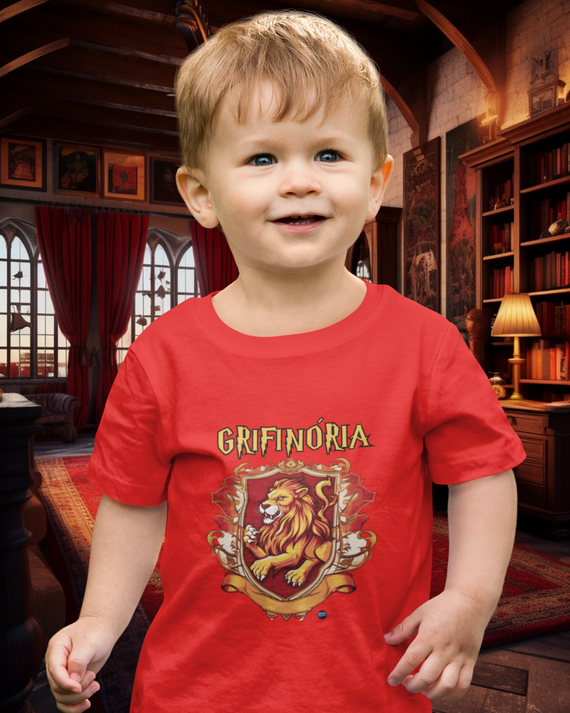 Camiseta Infantil Grifinória
