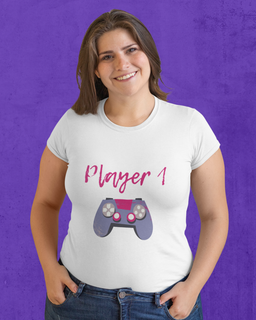 Camiseta Plus Size Player 1 - Tipo 2
