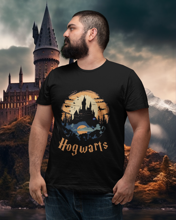 Camiseta Plus Size Hogwarts