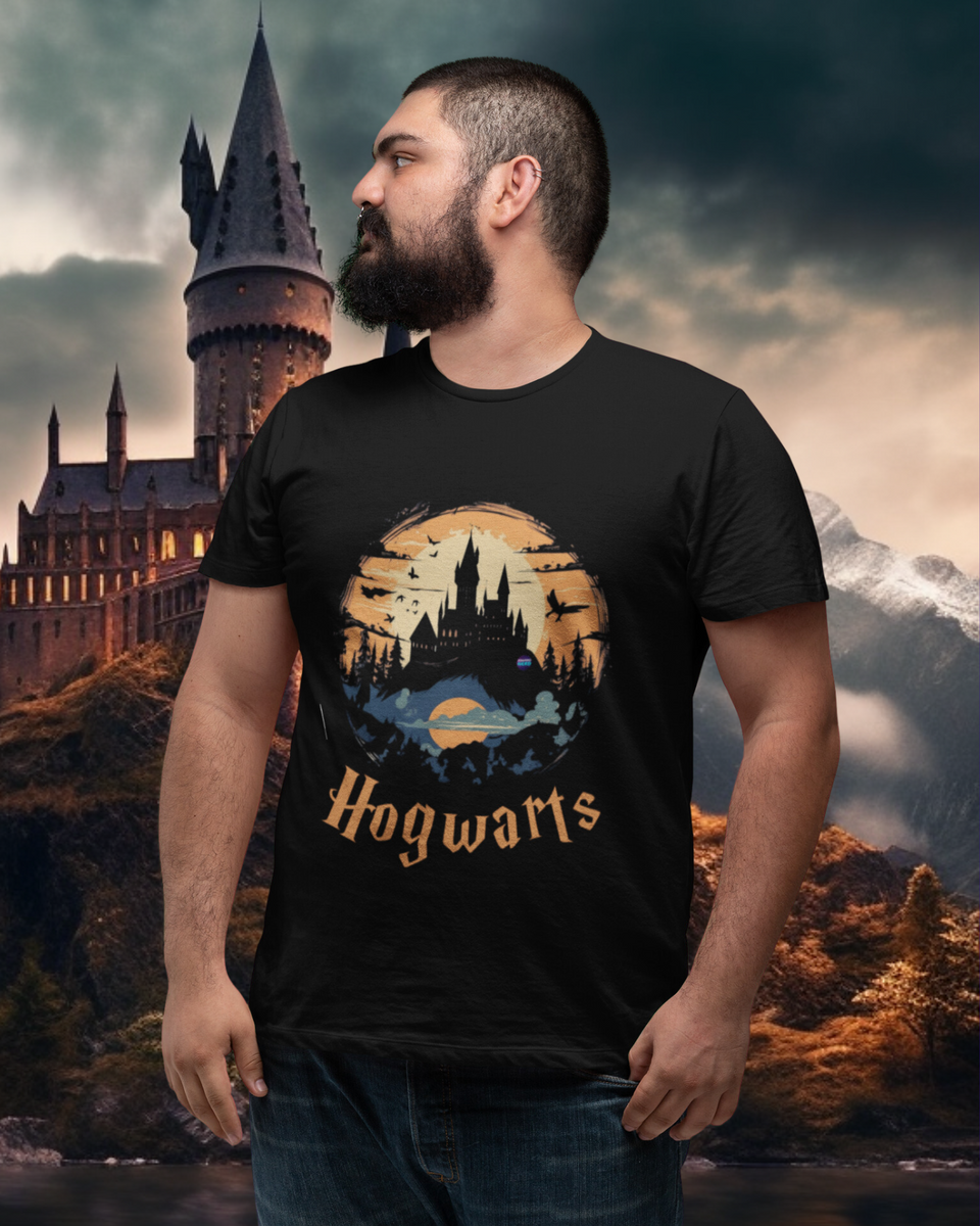 Nome do produto: Camiseta Plus Size Hogwarts