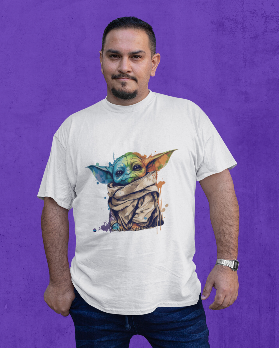 Nome do produto: Camiseta Plus Siza Arte Yoda