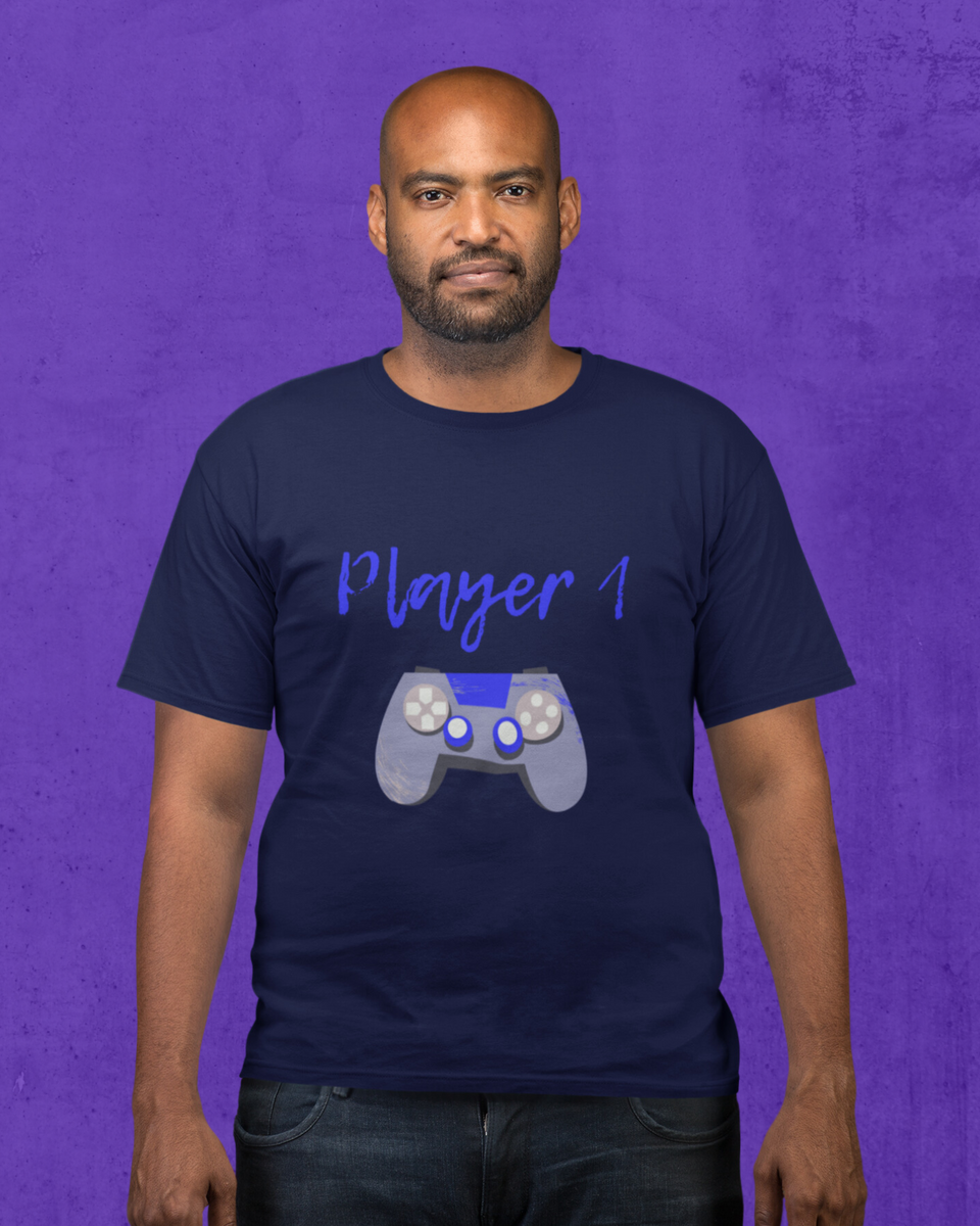 Nome do produto: Camiseta Plus Size Player 1 - Tipo 1