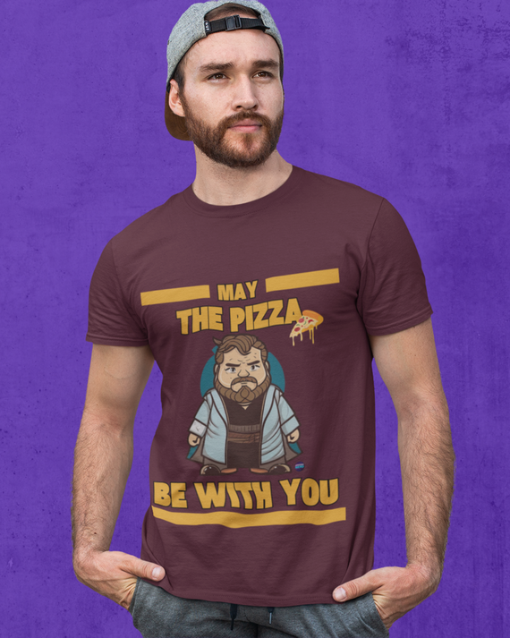Camiseta May the pizza be with you