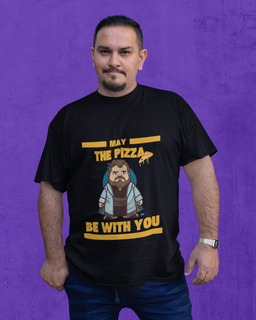 Camiseta Plus Size May The Pizza Be With You