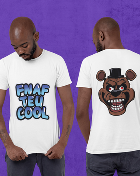 Camiseta Fnaf Five Nights At Freddys Jogo Game 2 Rosa - Kamisetas