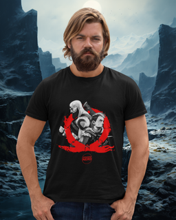 Camiseta Kratos e Atreus