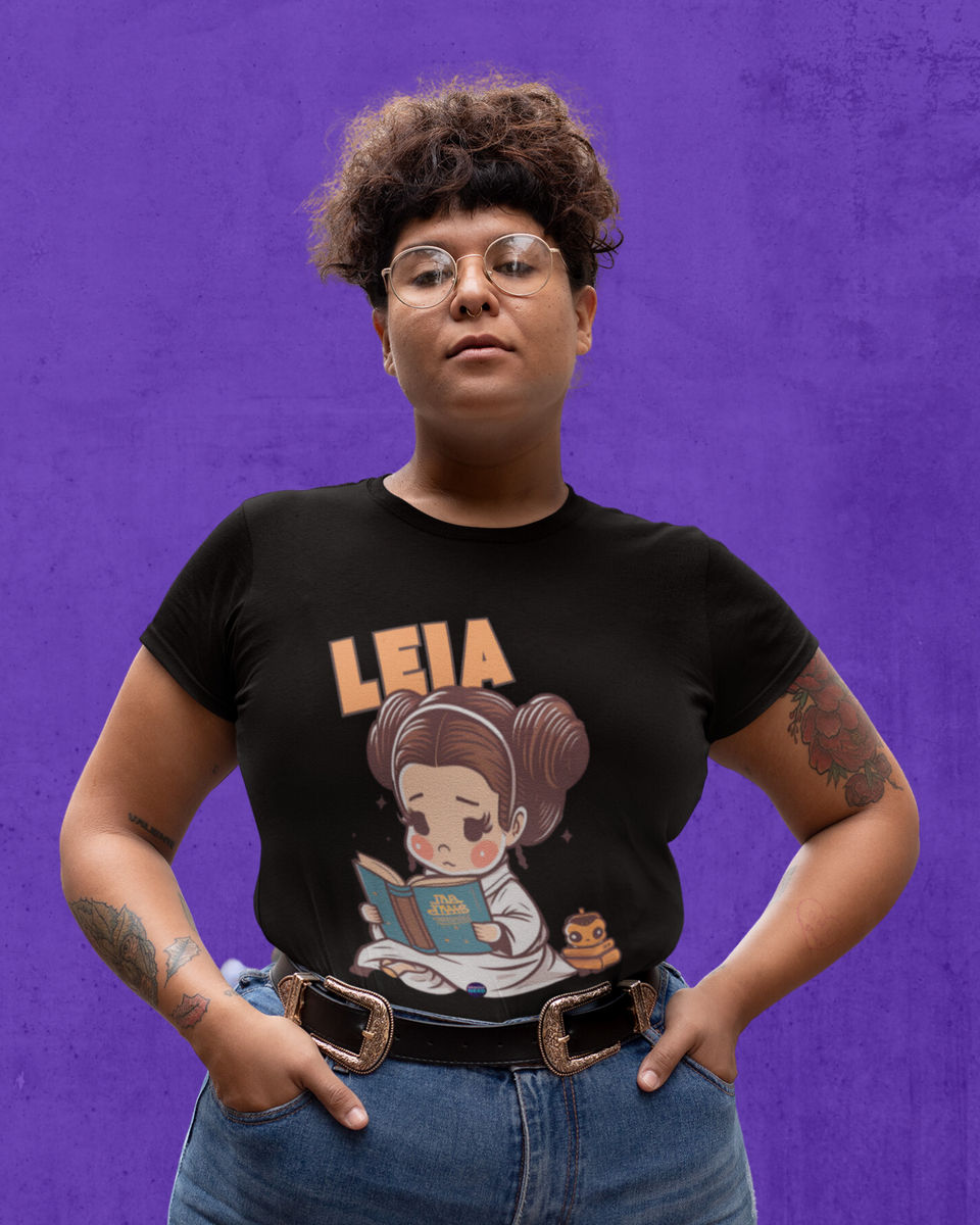 Nome do produto: Camiseta Plus Size Leia