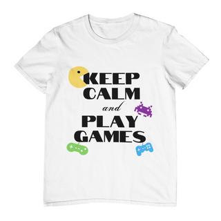 Nome do produtoCamiseta Plus Size Keep Calm and Play Games