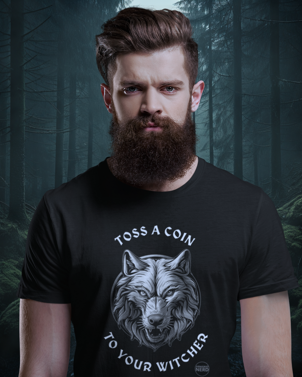 Nome do produto: Camiseta The Witcher Toss a Coin