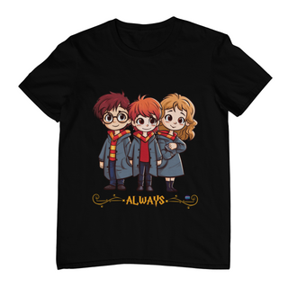 Nome do produtoCamiseta Plus Size Harry, Ron e Hermione