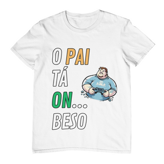 Nome do produtoCamiseta Plus Size O Pai tá on... beso