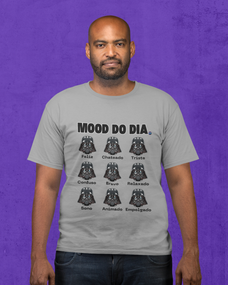 Nome do produto: Camiseta Plus Size Mood do Vader