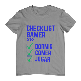 Nome do produtoCamiseta Plus Size Checklist Gamer