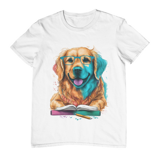 Nome do produtoCamiseta Plus Size Golden Retriever Leitor