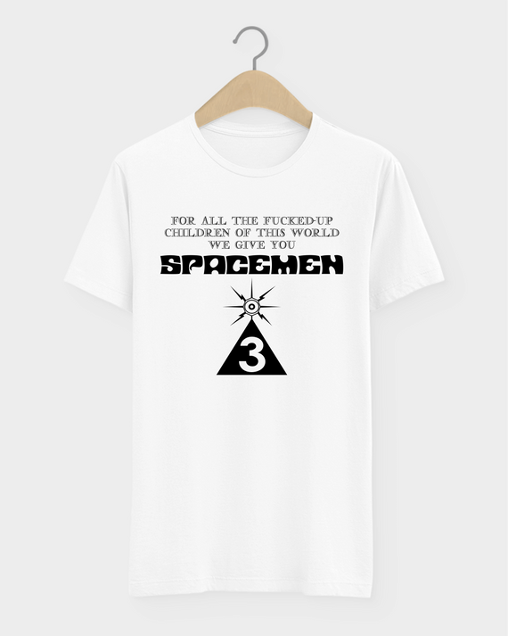 Camiseta Spacemen 3 Logo Clássica Space Rock