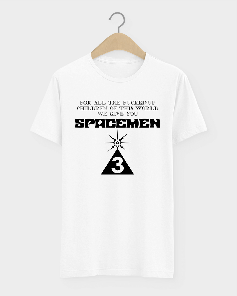 Nome do produto: Camiseta Spacemen 3 Logo Clássica Space Rock