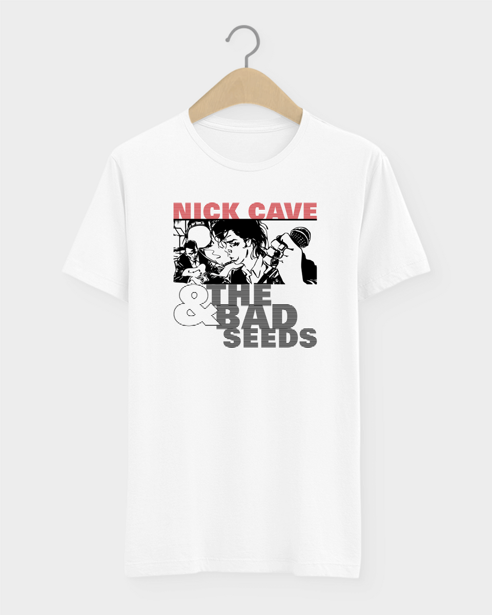 Nome do produto: Camiseta  Nick Cave & The Bad Seeds  Post Punk