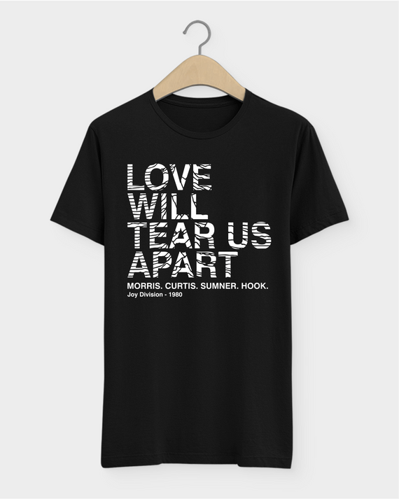 Camiseta Joy Division Love Will Tear Us Apart  Post Punk