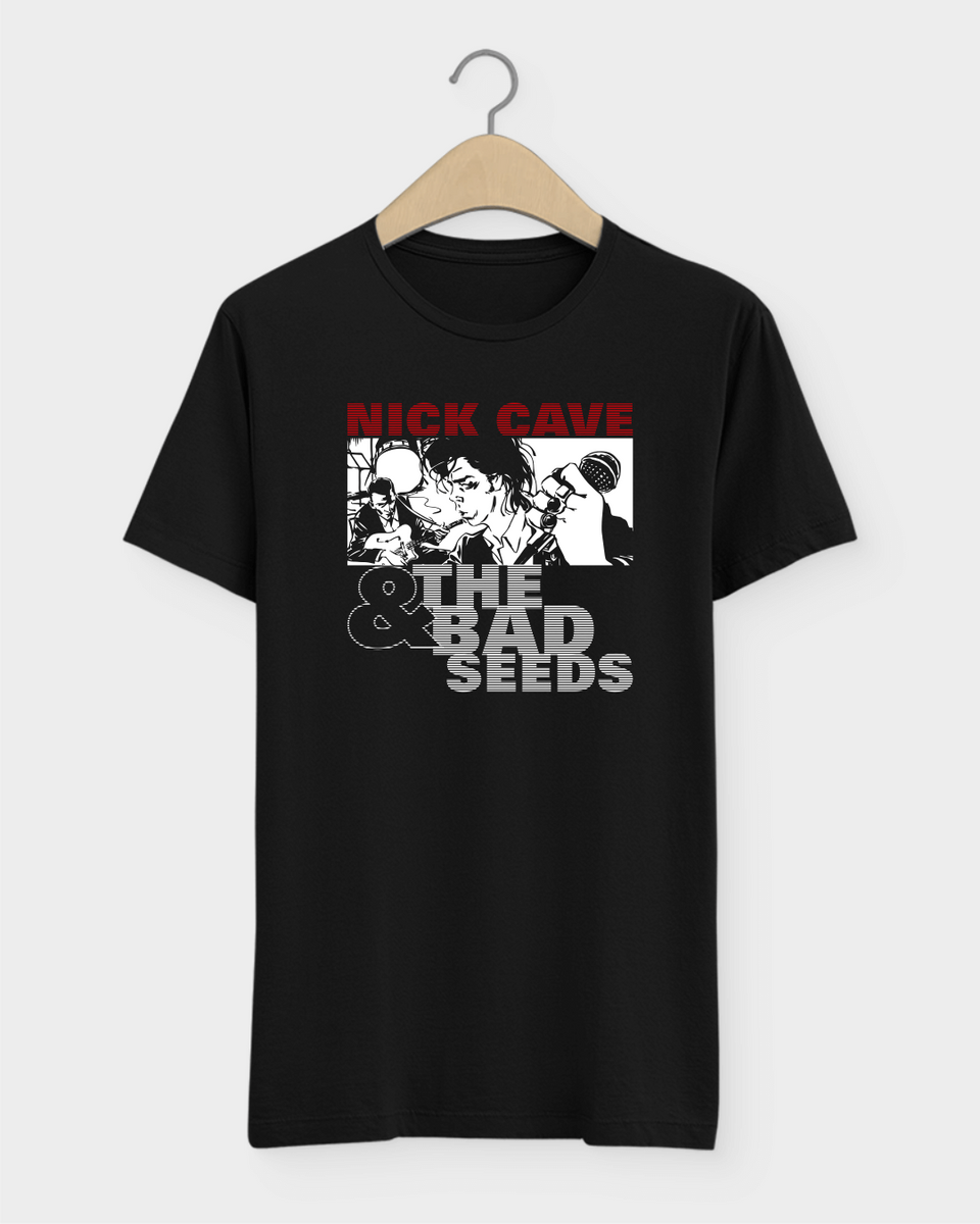 Nome do produto: Camiseta  Nick Cave & The Bad Seeds  Post Punk