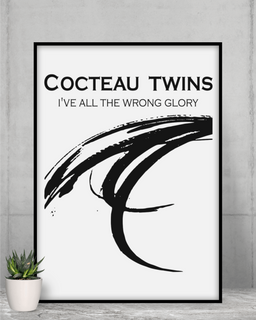 Poster A2  Cocteau Twins  Heaven or Las Vegas Dream Pop