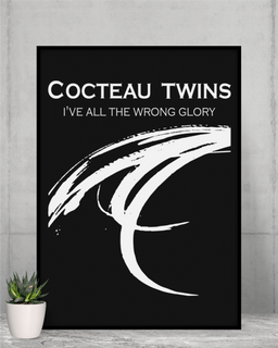 Nome do produtoPoster A2  Cocteau Twins  Heaven or Las Vegas Dream Pop 