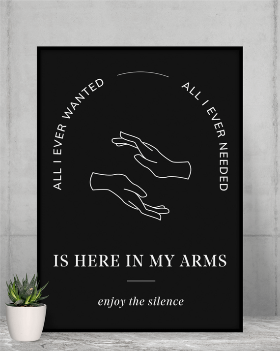 Poster A2  Depeche Mode  Enjoy the Silence Violator