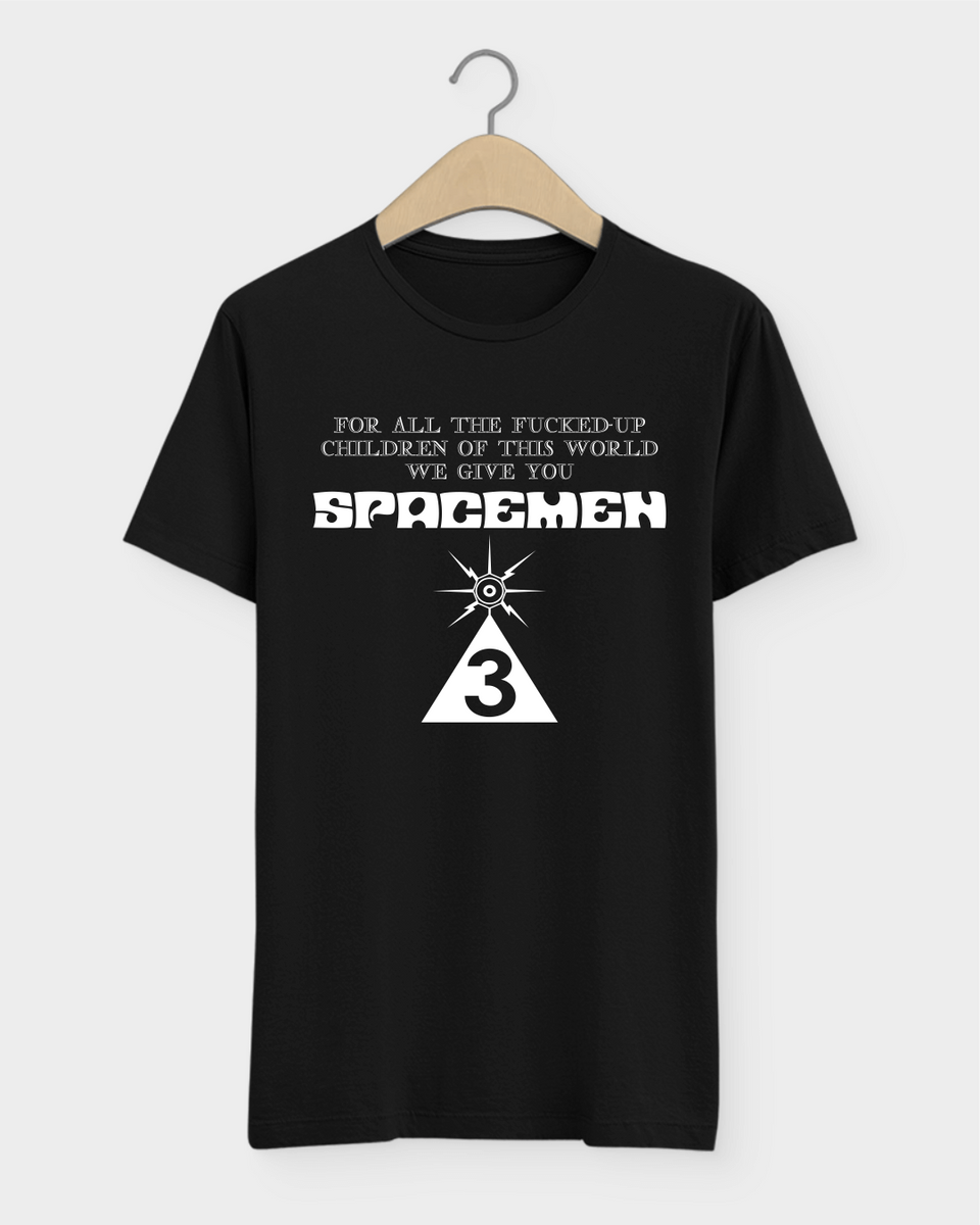 Nome do produto: Camiseta Spacemen 3 Logo Clássica Space Rock