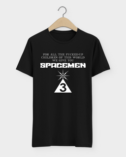 Camiseta Spacemen 3 Logo Clássica Space Rock