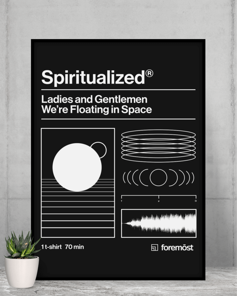 Nome do produto: Poster  Spiritualized  Ladies and Gentlemen We Are Floating in Space 