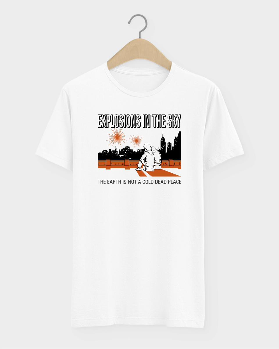 Nome do produto: Camiseta  Explosions In The Sky  The Earth Is Not A Cold Dead Place Post Rock