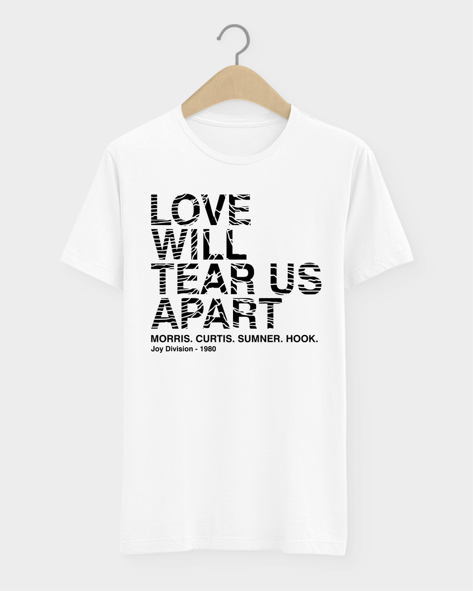 Nome do produto: Camiseta Joy Division Love Will Tear Us Apart  Post Punk