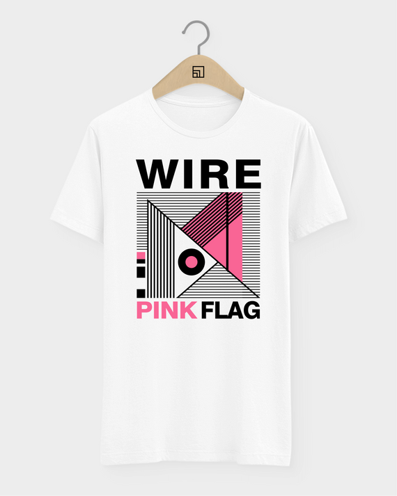 Camiseta  Wire  Pink Flag